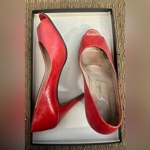 Worn Red original Italian heels